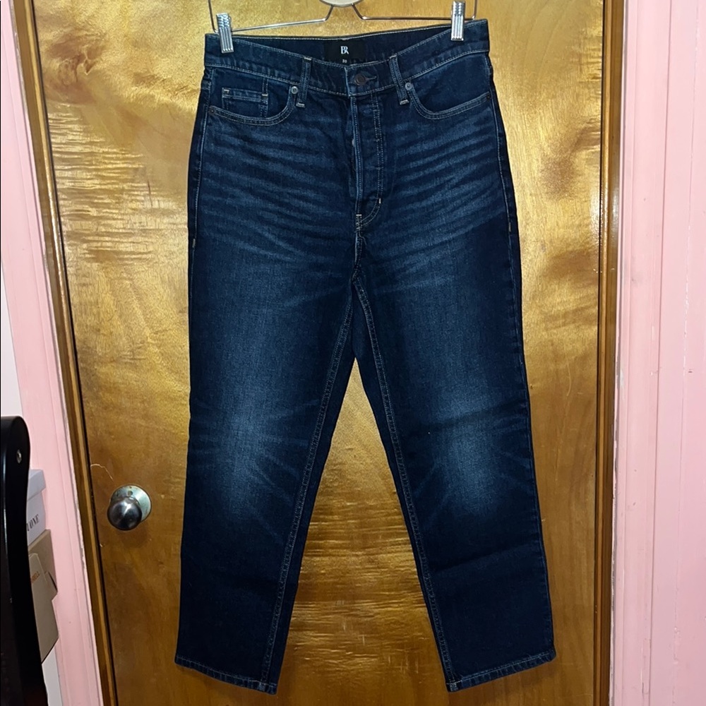 Brand New Banana Republic Classic Indigo Blue Straight Leg Jeans Women's